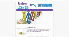 Desktop Screenshot of elecciones.ecija.es
